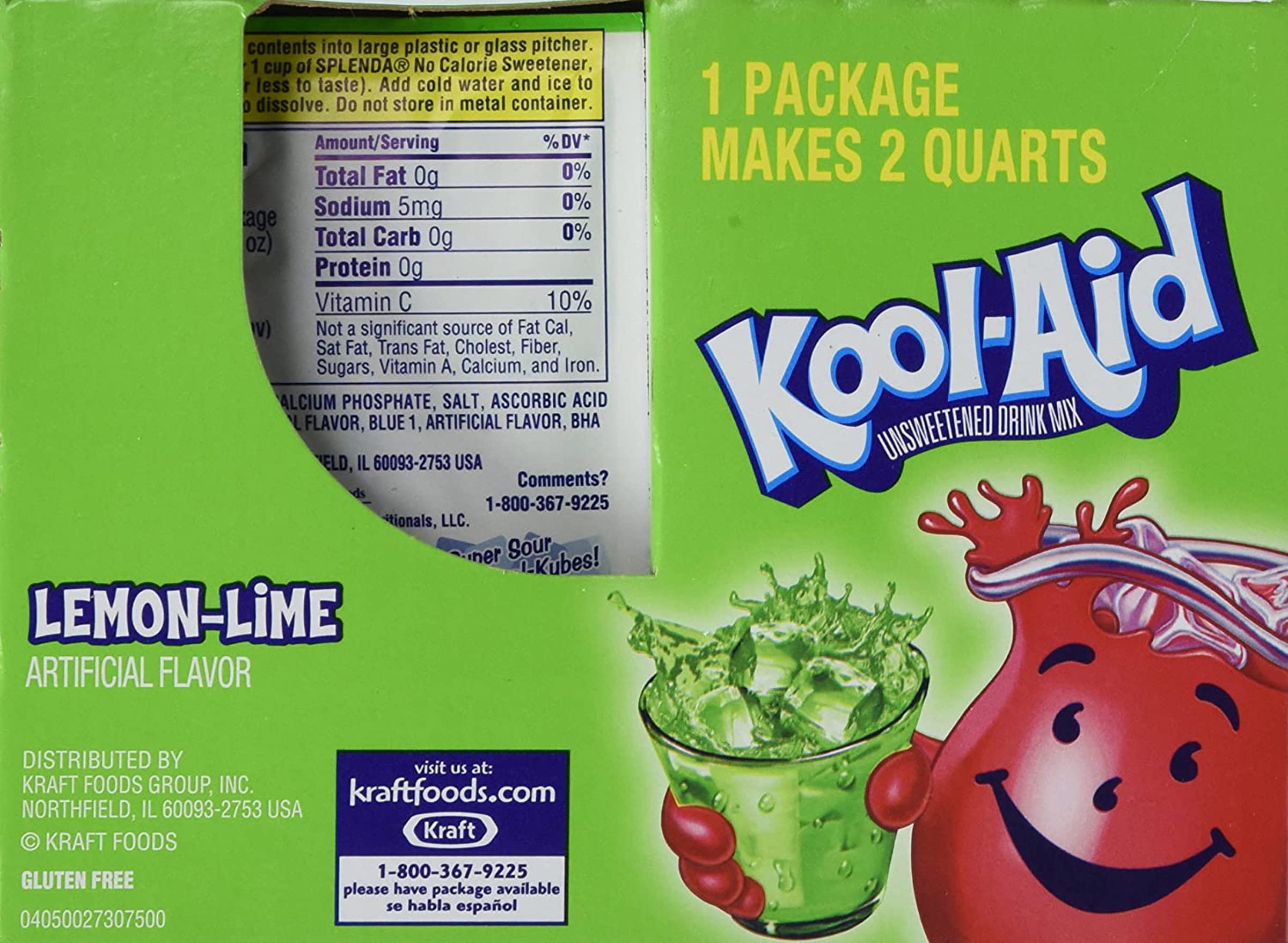 Kool‑Aid lemon‑lime powder texture displayed for quick mixing