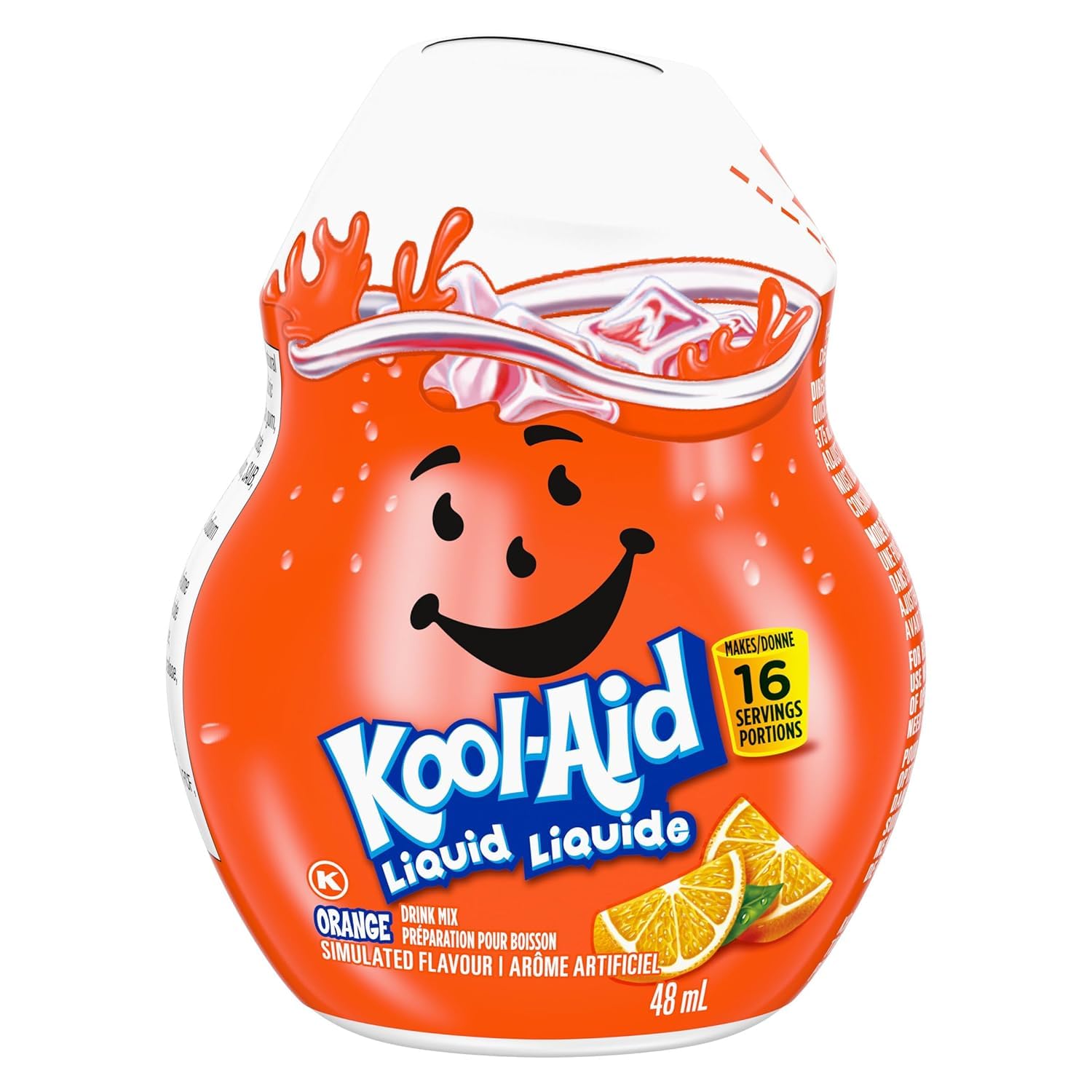 Hand holding Kool-Aid packet showing compact size and portability
