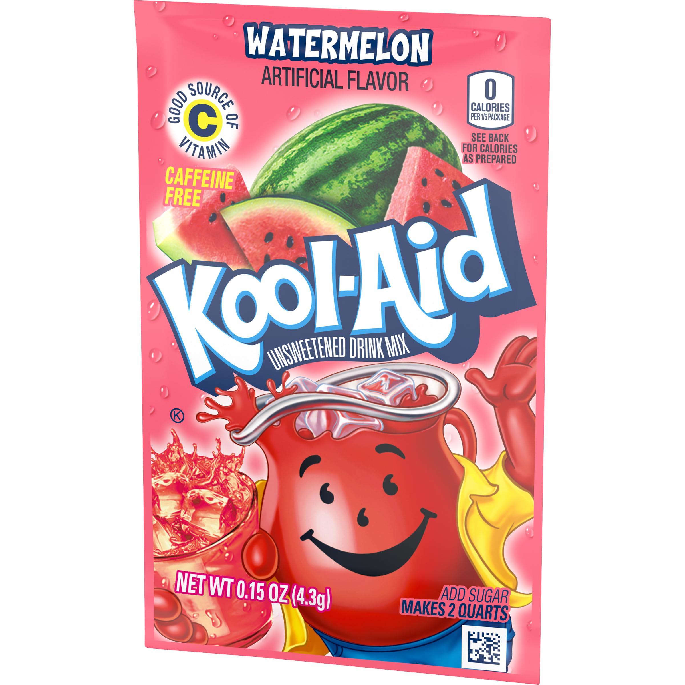 Close-up of Kool-Aid watermelon powder texture for fast dissolving benefit