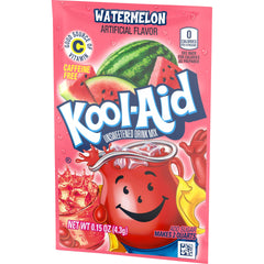 Close-up of Kool-Aid watermelon powder texture for fast dissolving benefit