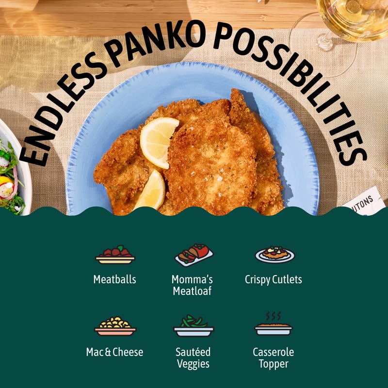 Kooshy Croutons breading process on chicken for crisp coating