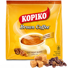 Kopiko front pouch showing 24-sachet pack and compact convenience