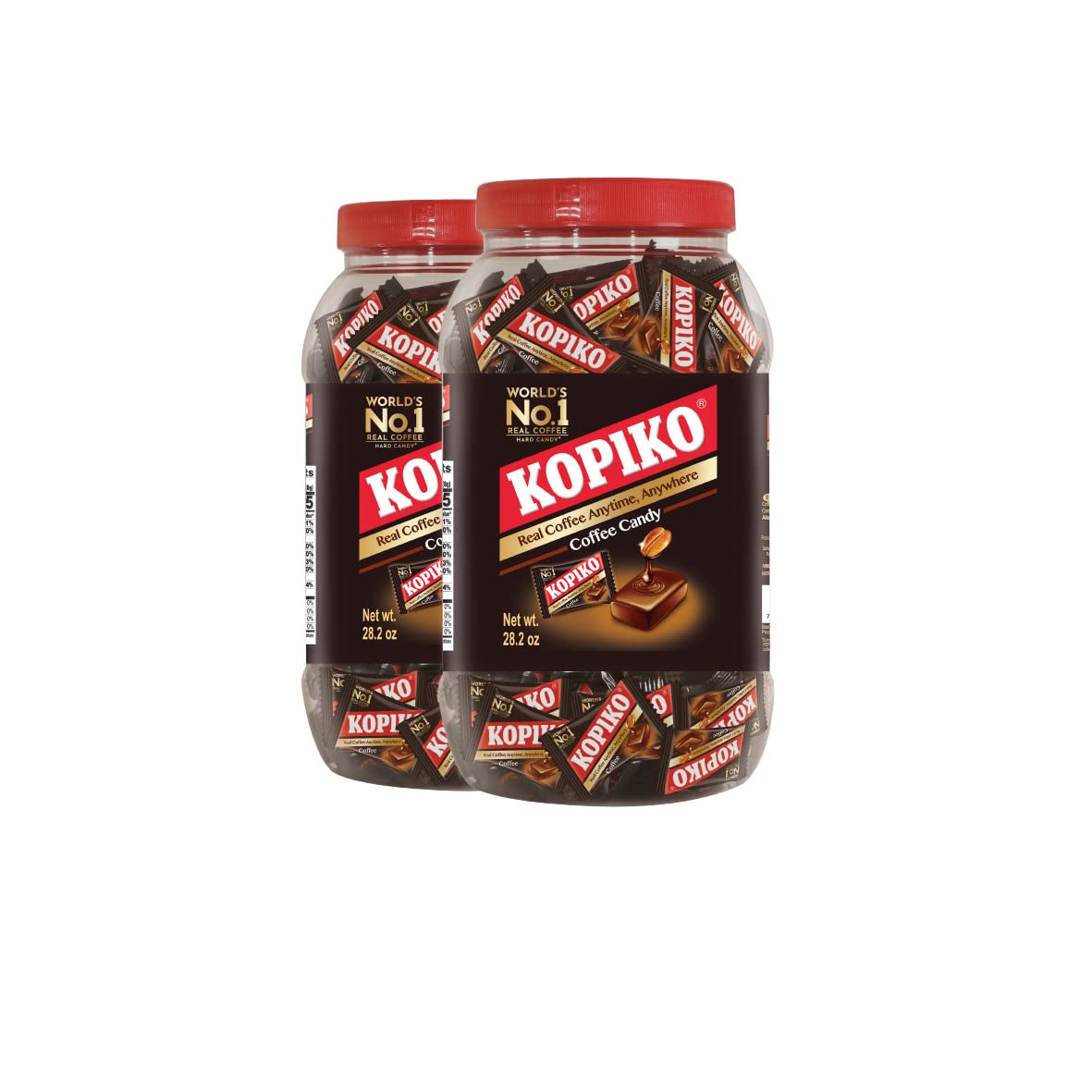 Kopiko front packaging showing two-pack and product details, convenient bulk supply benefit