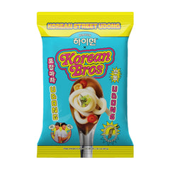 Korean Bros front packaging showing product details and quick meal benefit