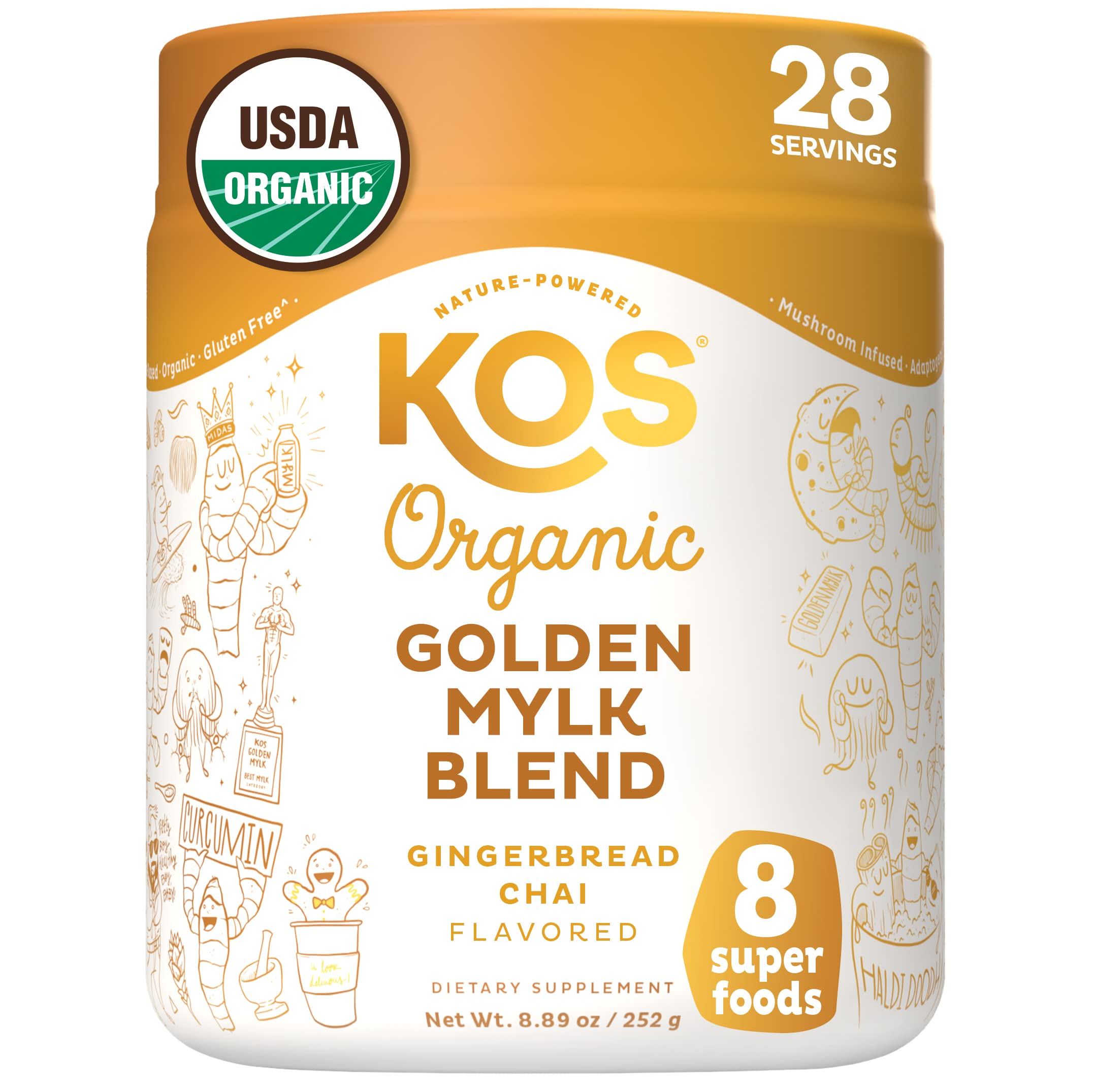 KOS front packaging showing jar for easy identification and shelf appeal