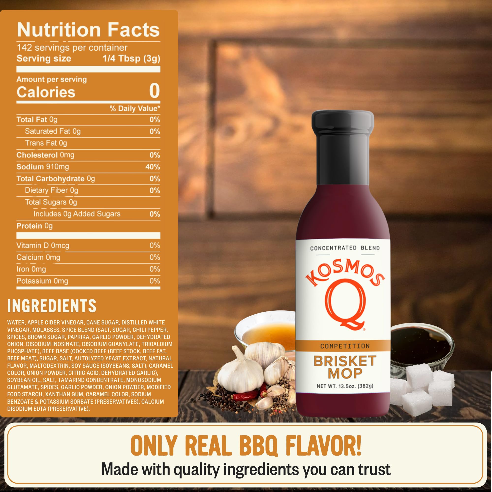 Kosmos Q close-up texture of mop sauce, visible spices and glossy consistency benefit