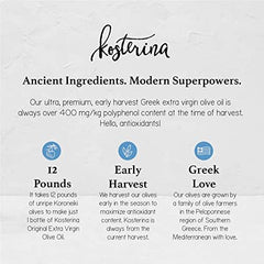Kosterina oil close-up texture highlighting cold-pressed fresh flavor