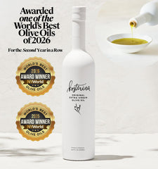Kosterina olive grove harvest scene highlighting hand-harvested olives benefit