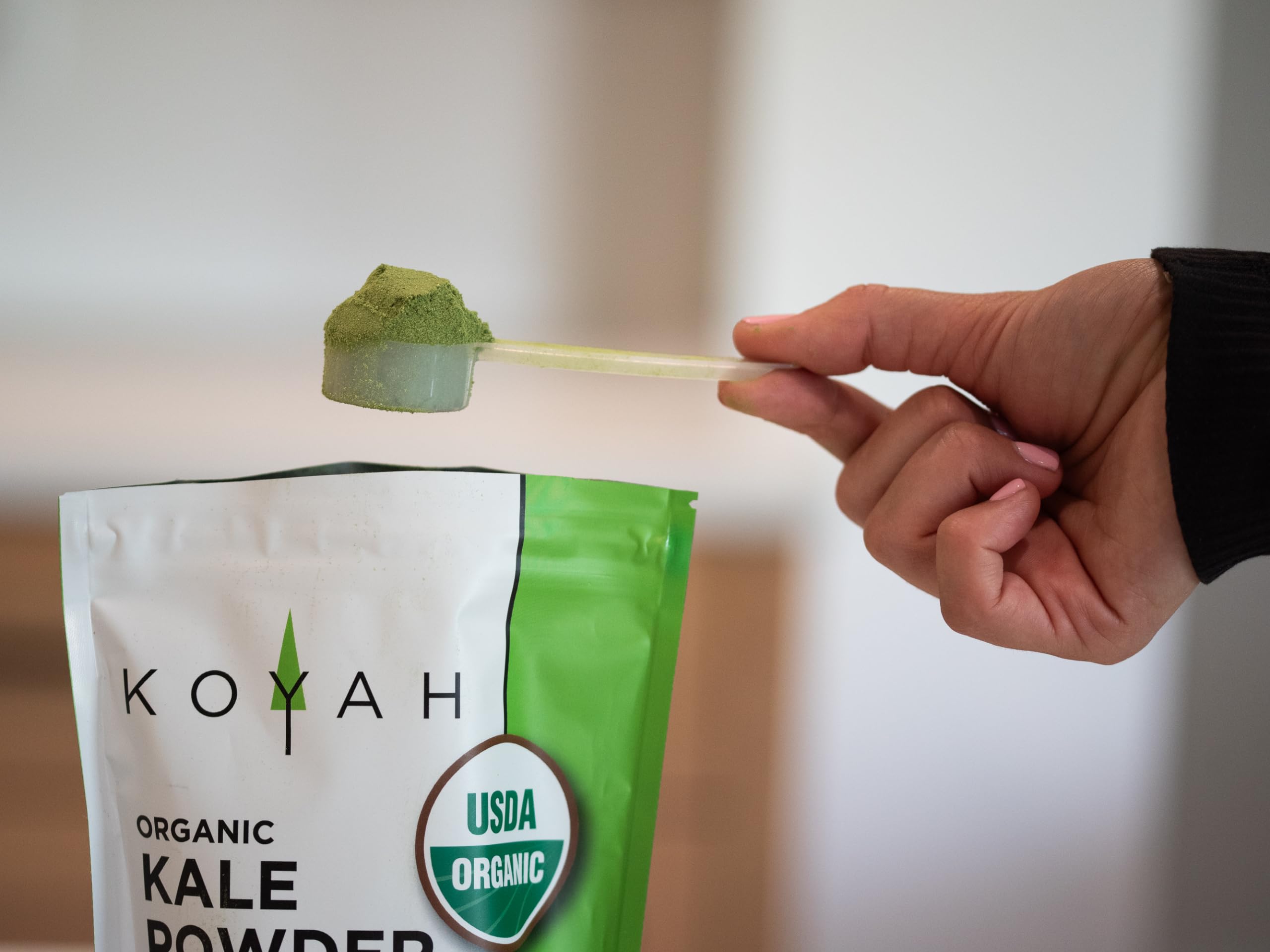 KOYAH pouch back label displaying ingredient simplicity and transparency benefit