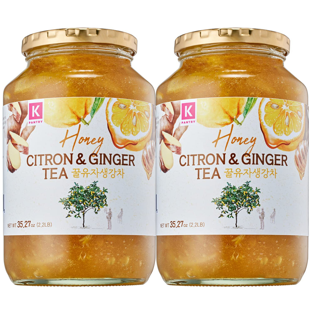 KPANTRY jar front view showing label and citron preserve benefit of authentic fruit