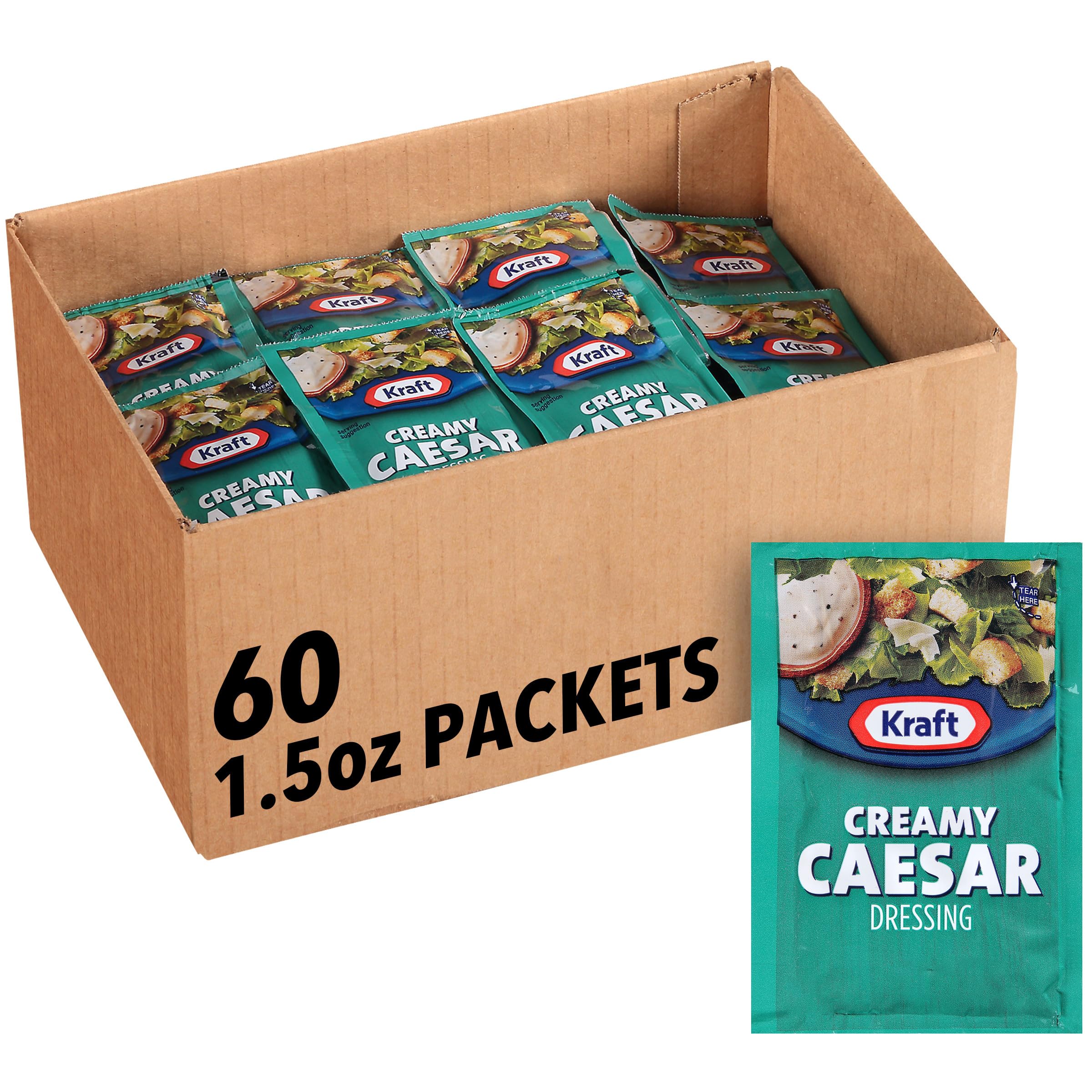 Kraft packet front packaging showing brand and Caesar variety for quick identification