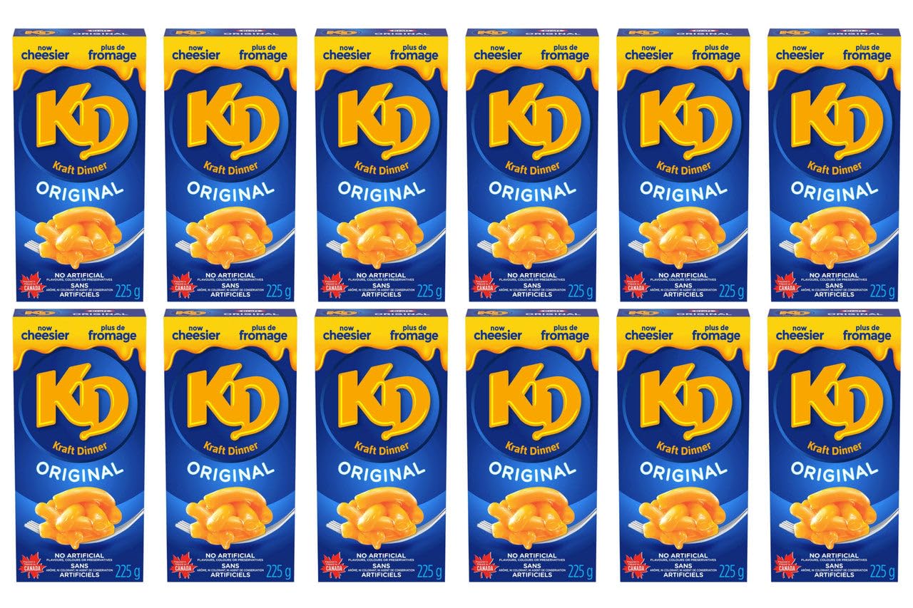 Kraft Dinner macaroni close-up displaying pasta texture and sauce cling benefit