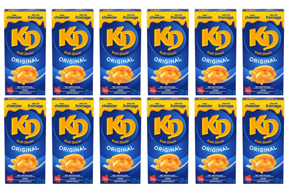 Kraft Dinner macaroni close-up displaying pasta texture and sauce cling benefit
