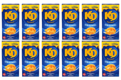 Kraft Dinner macaroni close-up displaying pasta texture and sauce cling benefit
