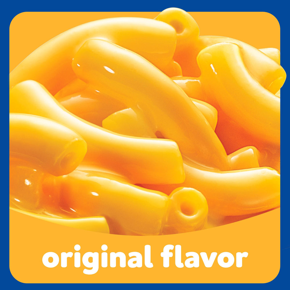 Kraft Mac & Cheese stacked bulk case for pantry stocking and meal planning convenience