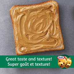 Kraft peanut butter spread on toast demonstrating creamy, easy spreading
