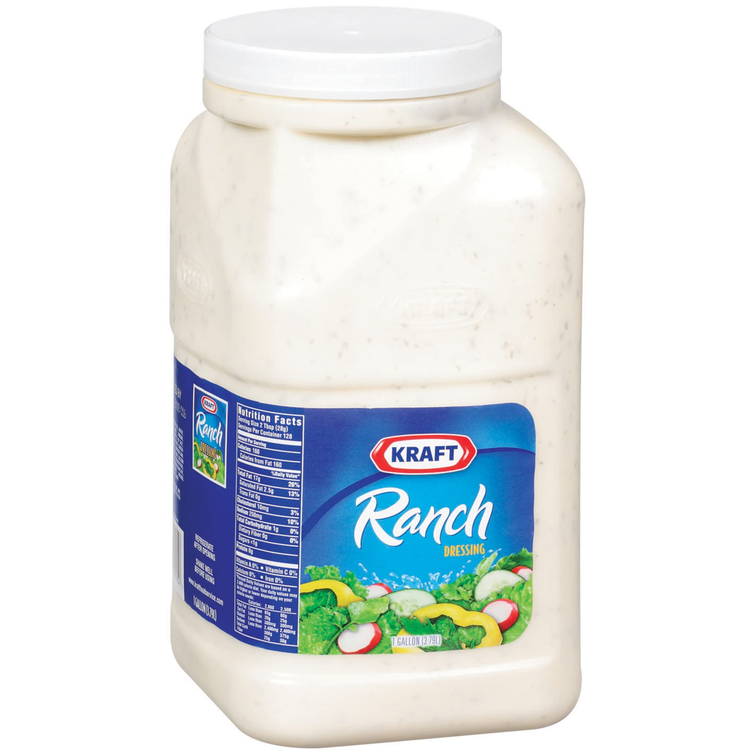Close-up of Kraft Ranch ingredients display including garlic and herbs showing flavor sources