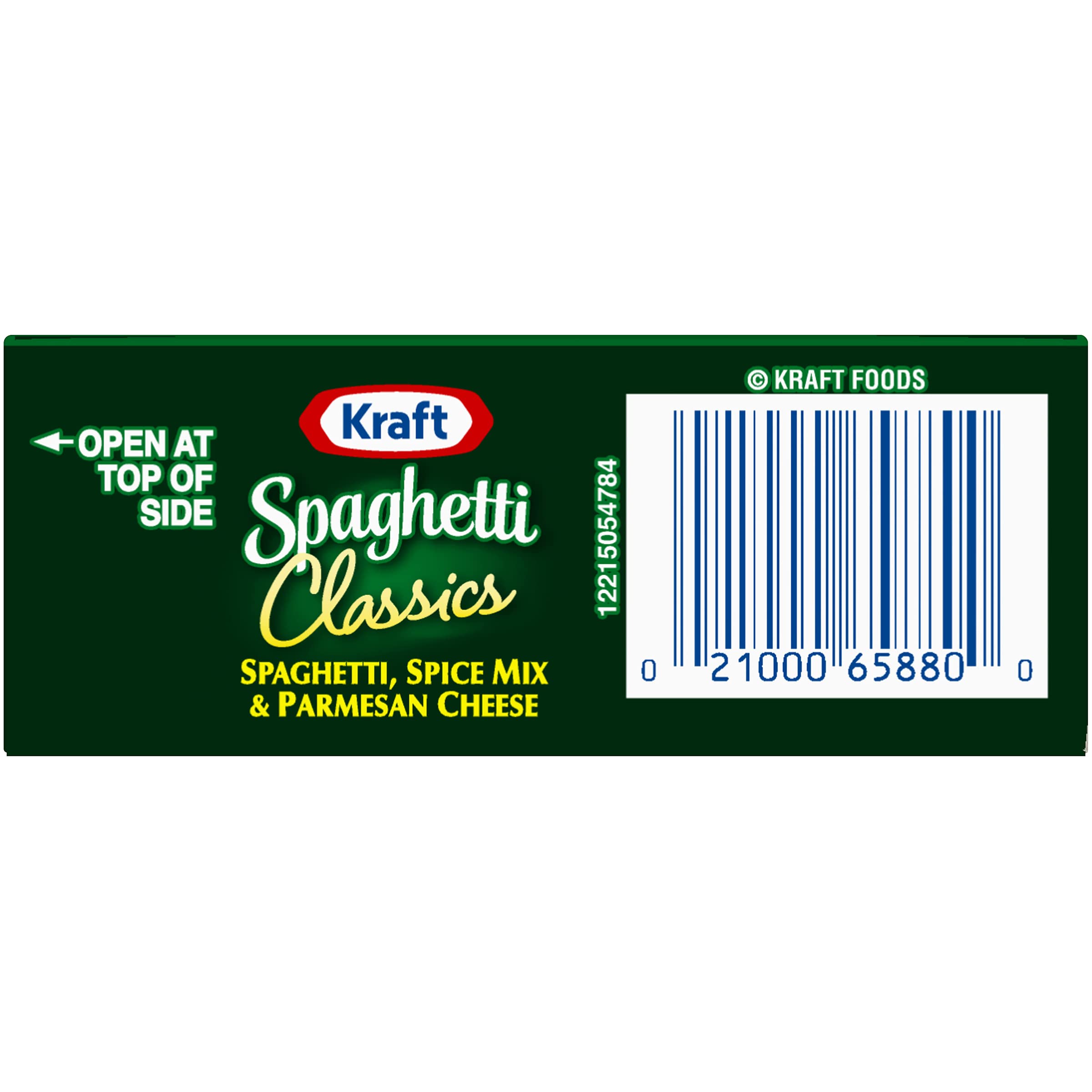 Kraft spaghetti served with added ground beef illustrating heartier meal option