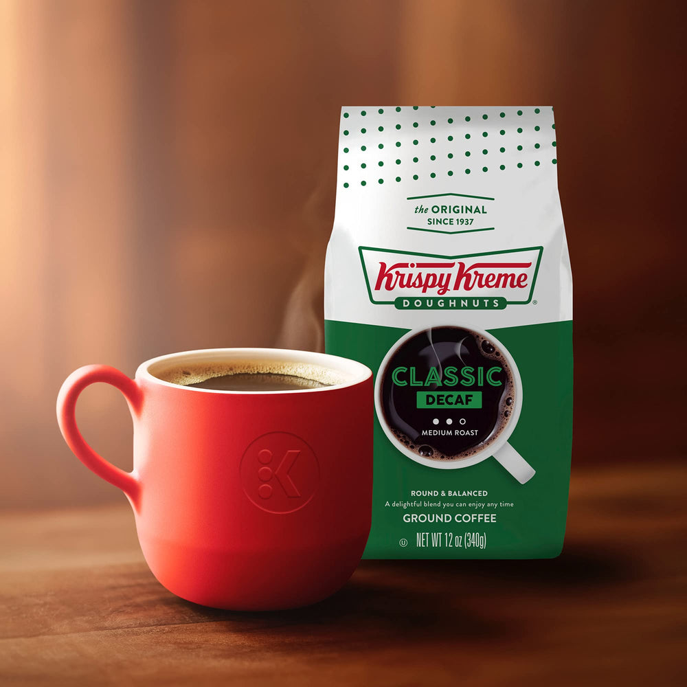 Krispy Kreme pour-over brewing image showing clean extraction and clear flavor