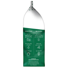 Krispy Kreme bag beside a measuring scoop to show 12oz scale for portion planning