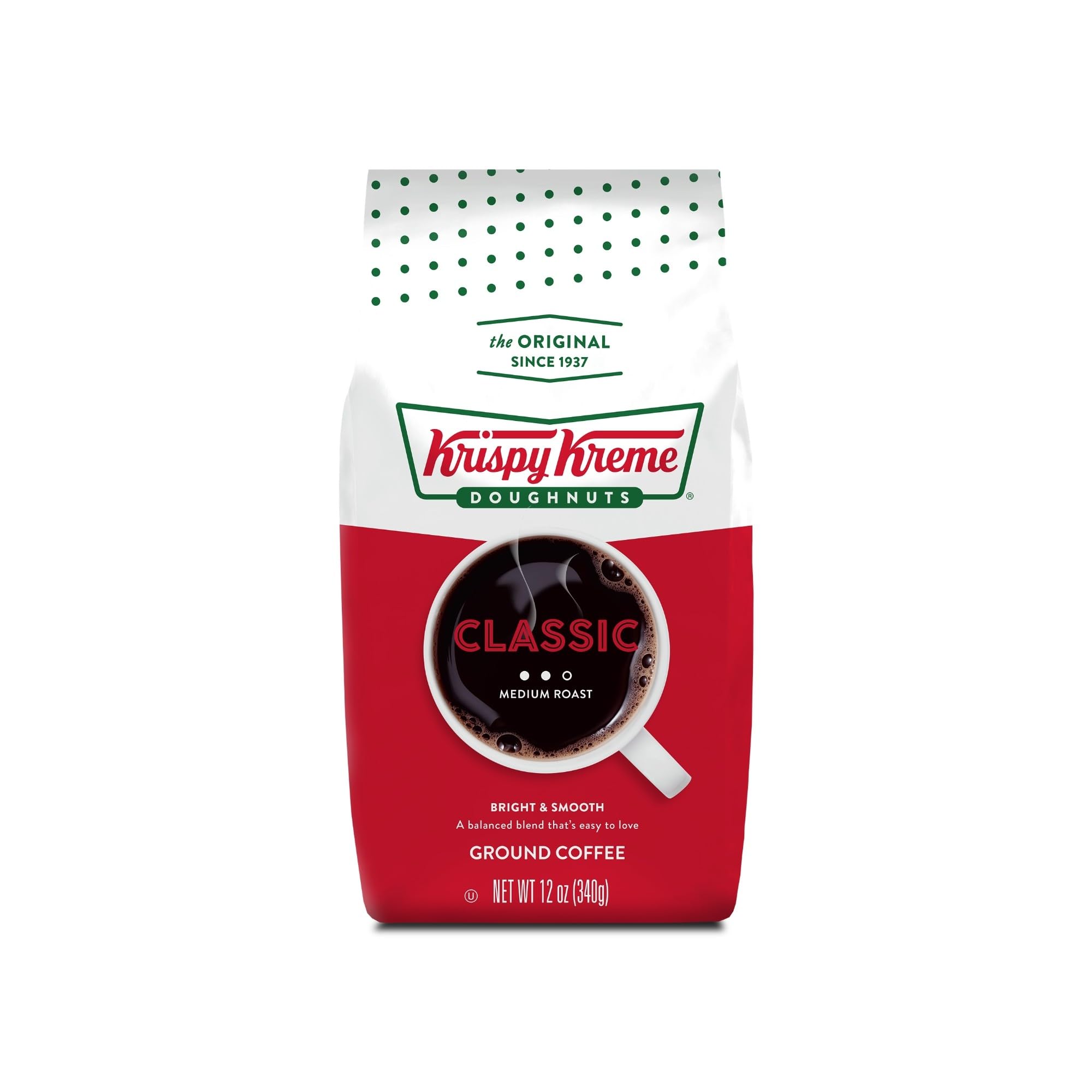krispy kreme lifestyle kitchen scene with coffee and doughnut for morning rituals