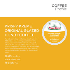 Close-up of Krispy Kreme pod lid and filter, showing sealed freshness benefit