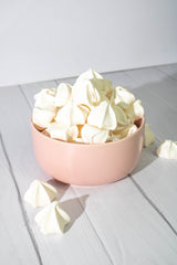 Krunchy Melts close-up texture reveals airy crisp meringue and delicate crunch benefit