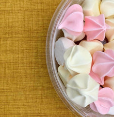 Krunchy Melts close-up of crisp meringue texture highlighting light crunch