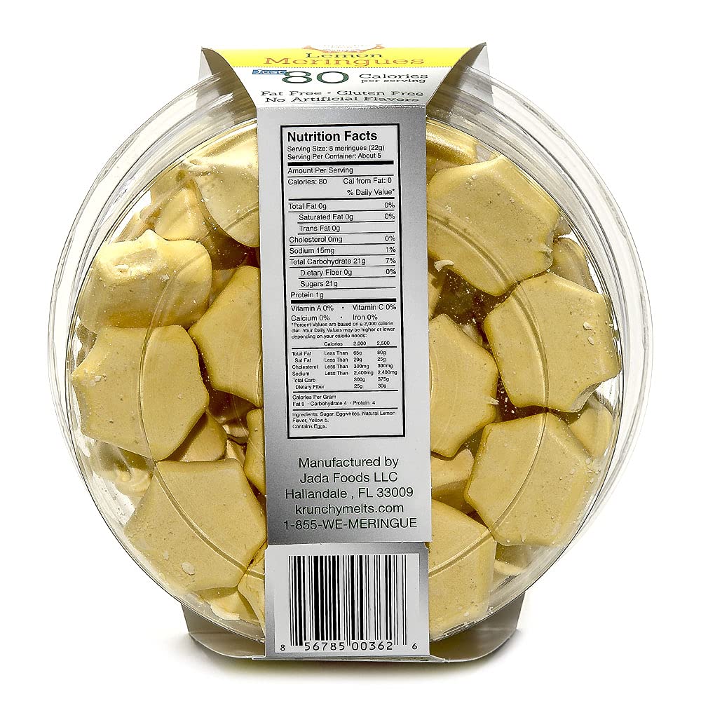 Krunchy Melts lemon closeup texture revealing airy crispness and delicate layers