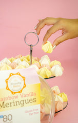 Krunchy Melts used as cupcake garnish adding color and delicate crunch