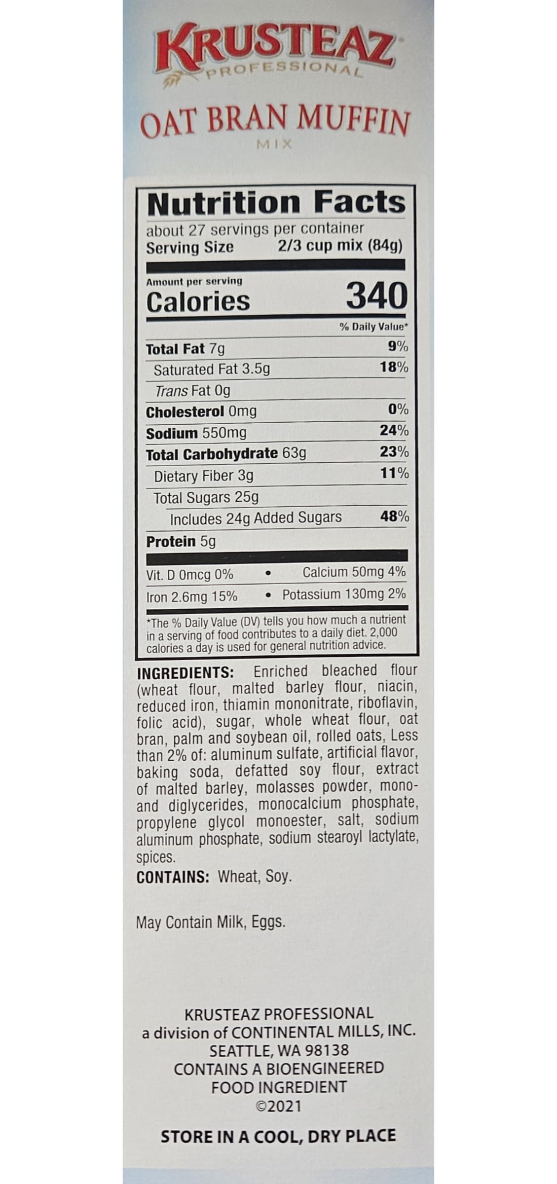 Krusteaz oat bran batter close-up highlighting smooth texture for easy mixing