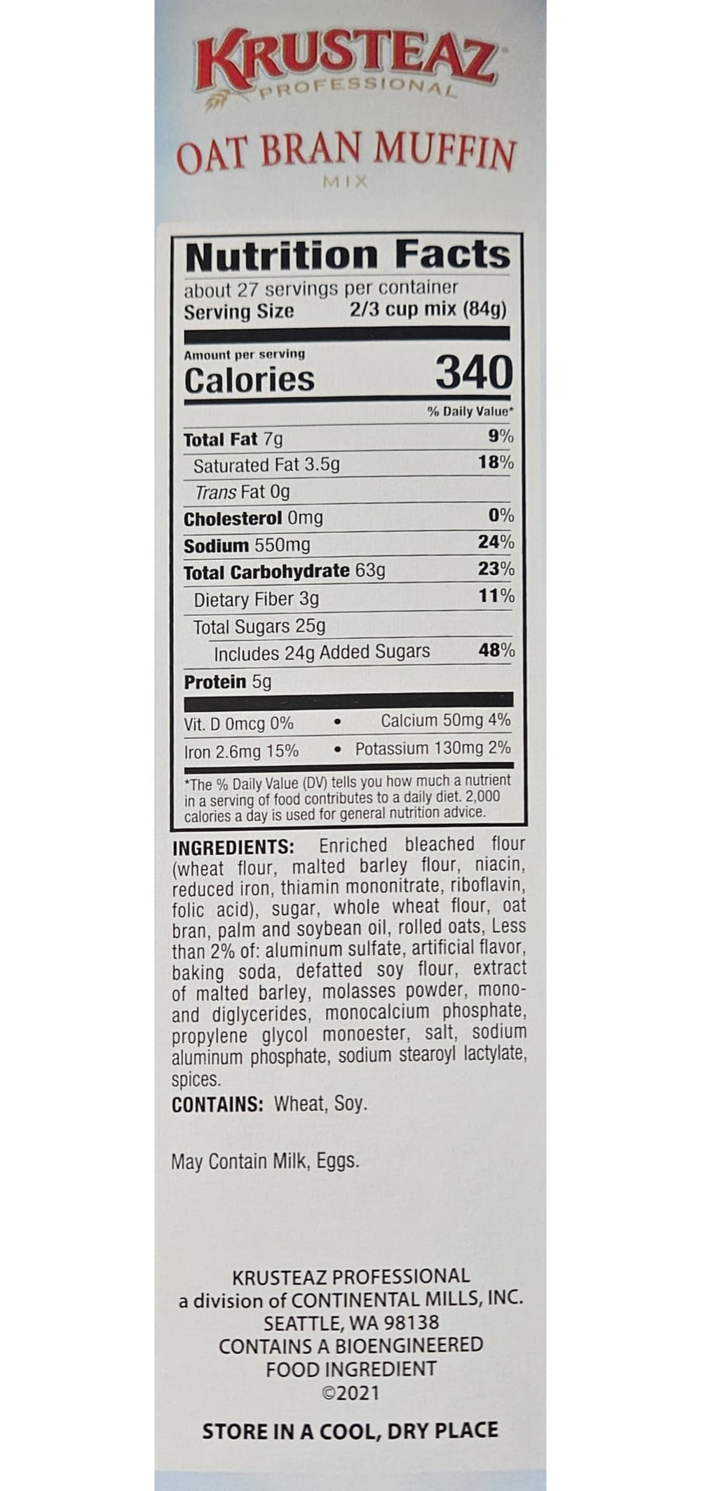 Krusteaz oat bran batter close-up highlighting smooth texture for easy mixing
