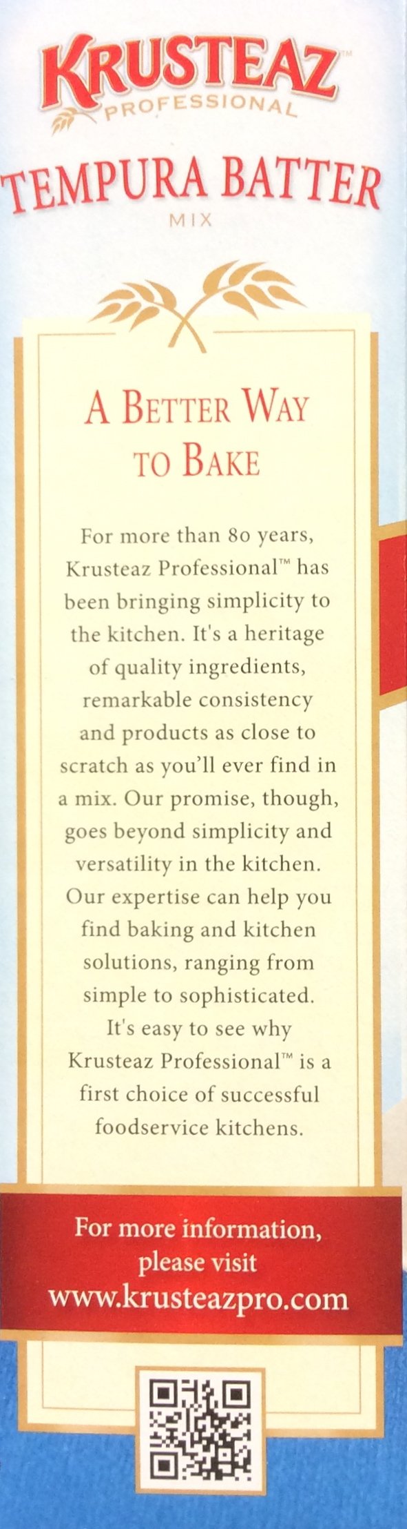 Krusteaz bulk bag with scoop in kitchen showing easy portioning and storage