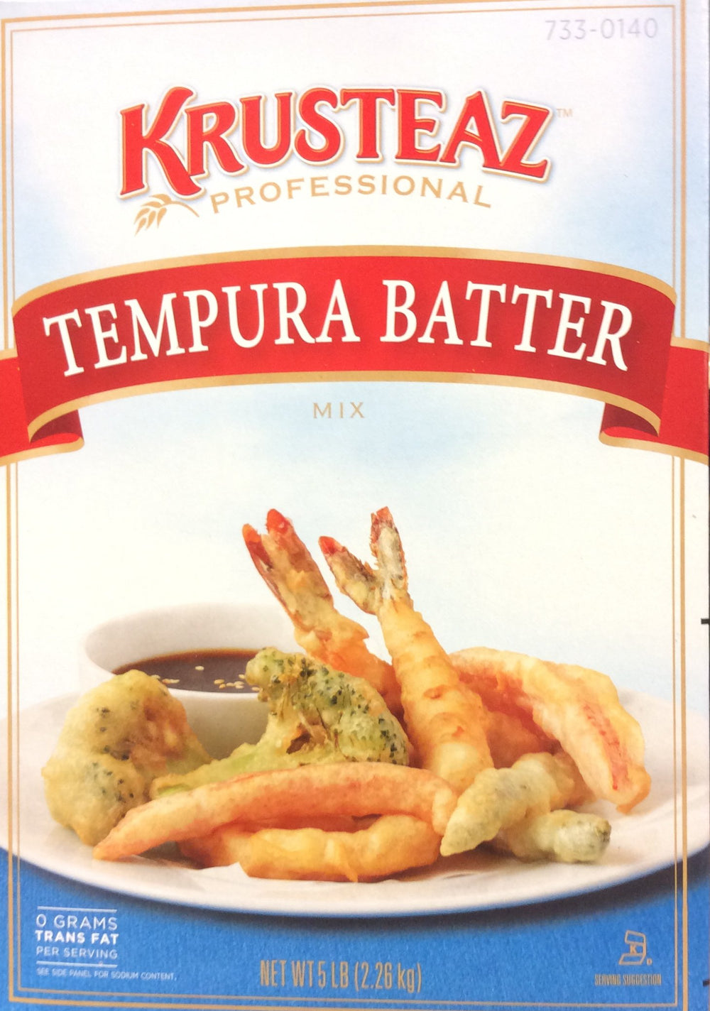 Krusteaz front bag view showing 5 lb packaging and clear product benefit