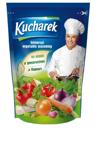 Kucharek front packaging showing 1kg bag and clear label for easy identification and pantry storage