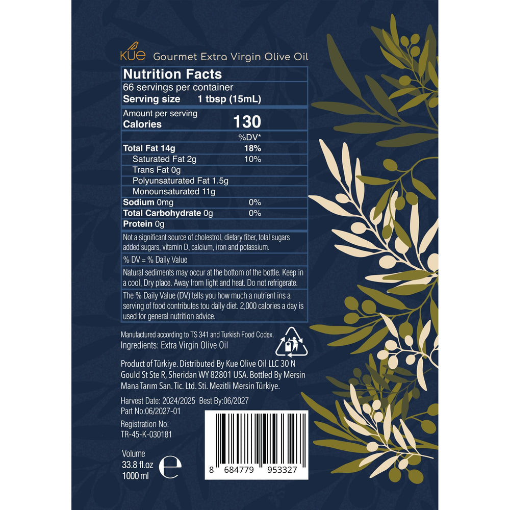Kue Olive Oil pouring spout action highlighting smooth texture and easy use