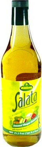 Kühne Salata seasoned vinegar front bottle view showing label and glass packaging for fresh flavor