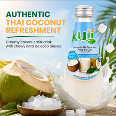 KUII close-up of nata de coco pieces highlighting chewy texture benefit