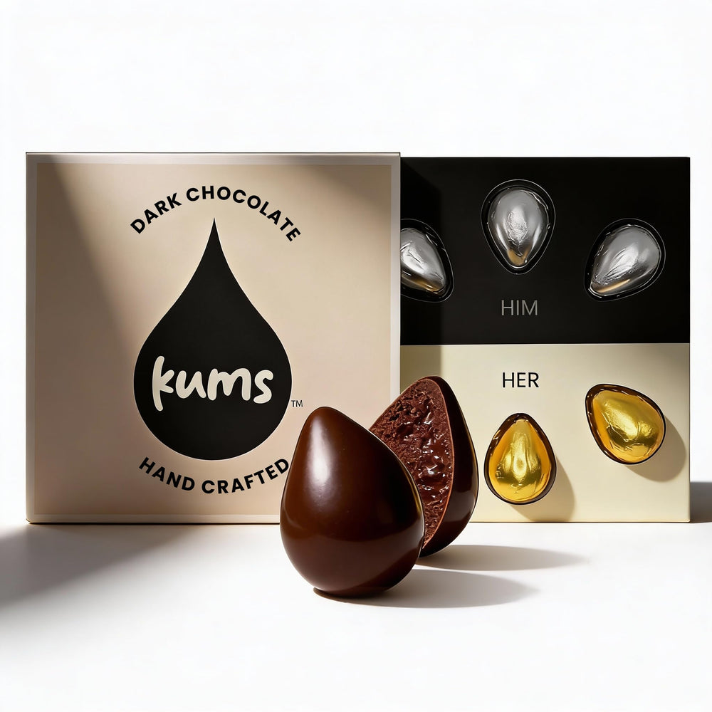 Kums front packaging showing box and premium presentation, ideal for gifting