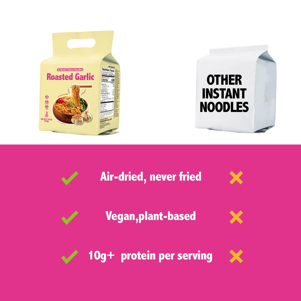 KUNGFOOD pack next to everyday items showing convenient 3-pack size