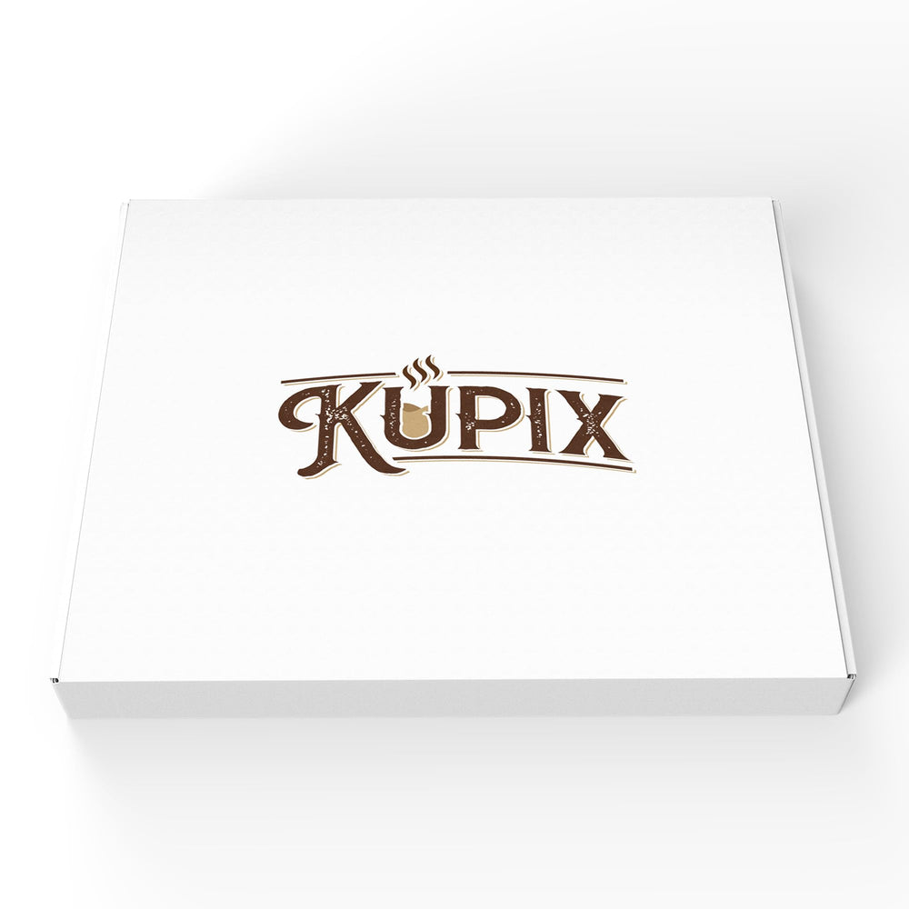 KUPIX assortment laid flat, highlights diverse flavored pod selection