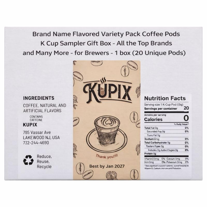 KUPIX variety pack on kitchen counter as a gift option pleasing multiple tastes