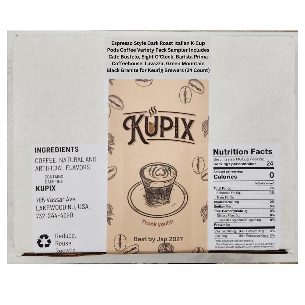 KUPIX gift box open display showing organized pods and presentable packaging