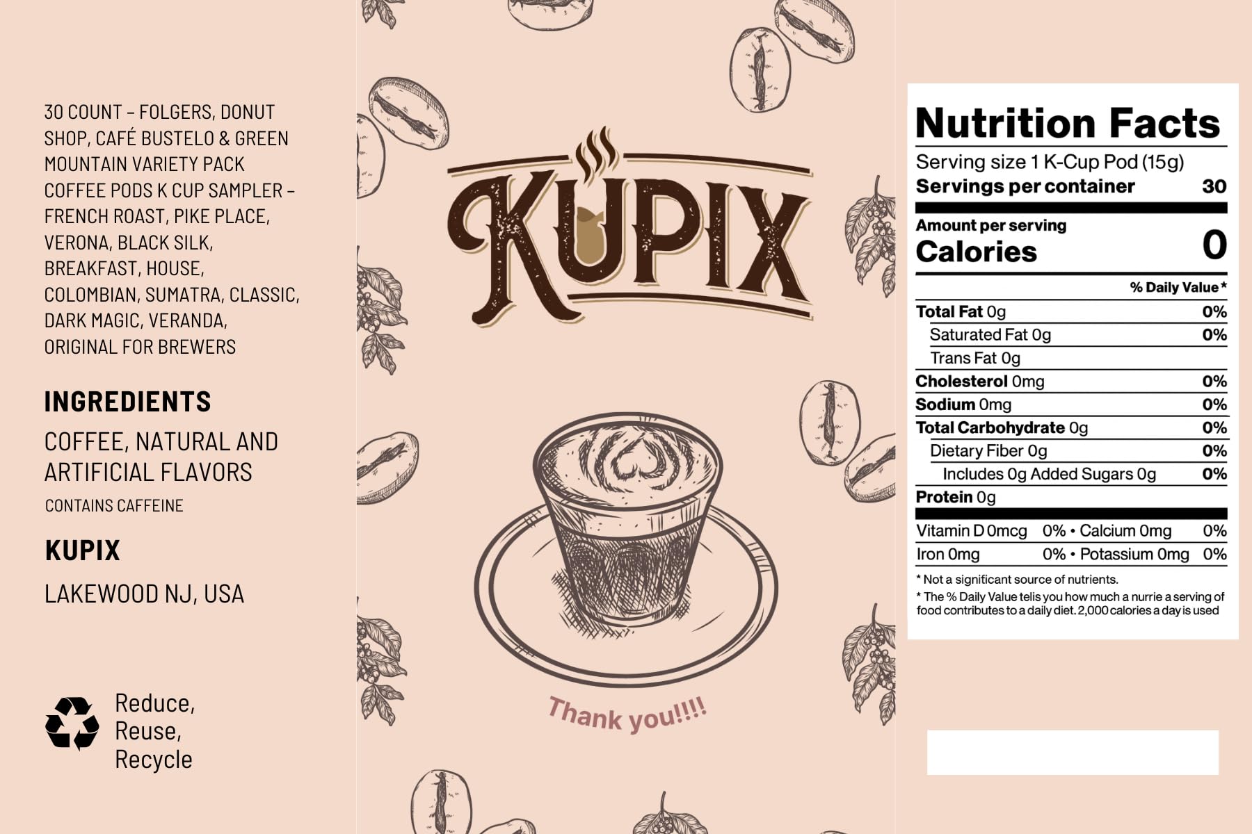 KUPIX inside-box arrangement revealing assorted pods and organized gifting benefit