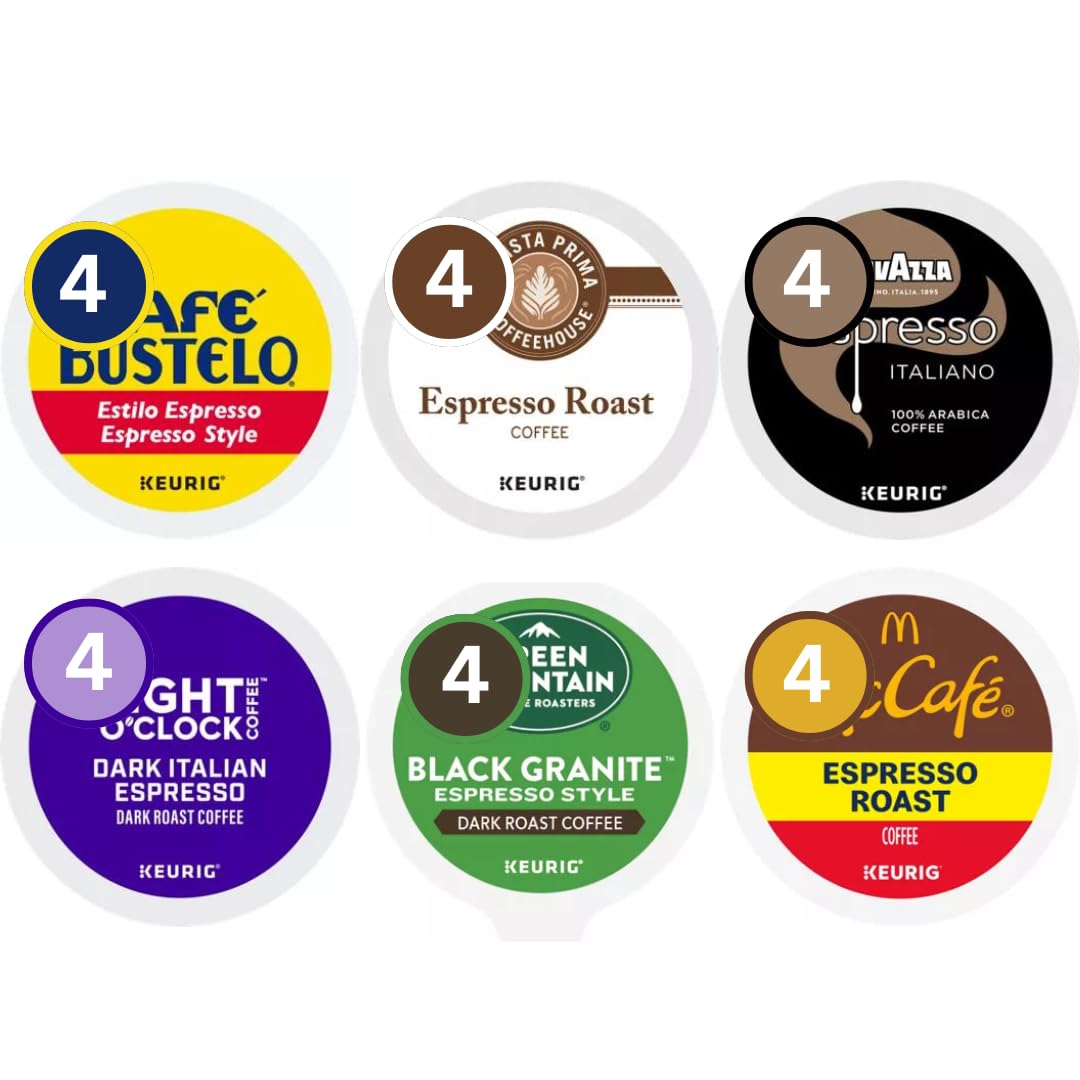 KUPIX variety pack front box showing included espresso-style brands and benefits