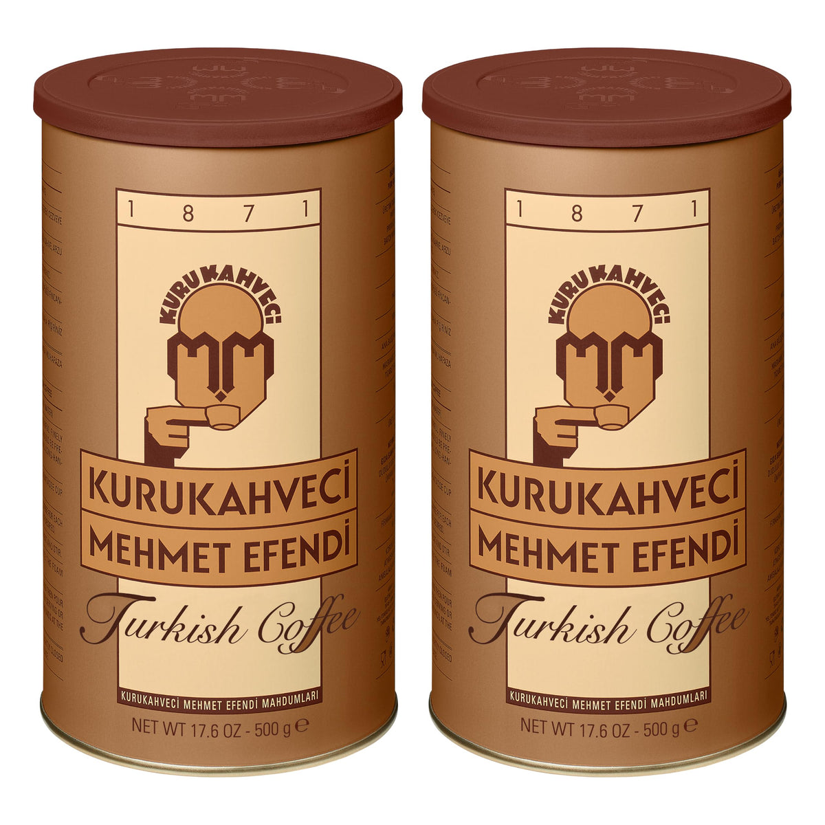 Kurukahveci Mehmet Efendi front packaging showing brand and medium roast