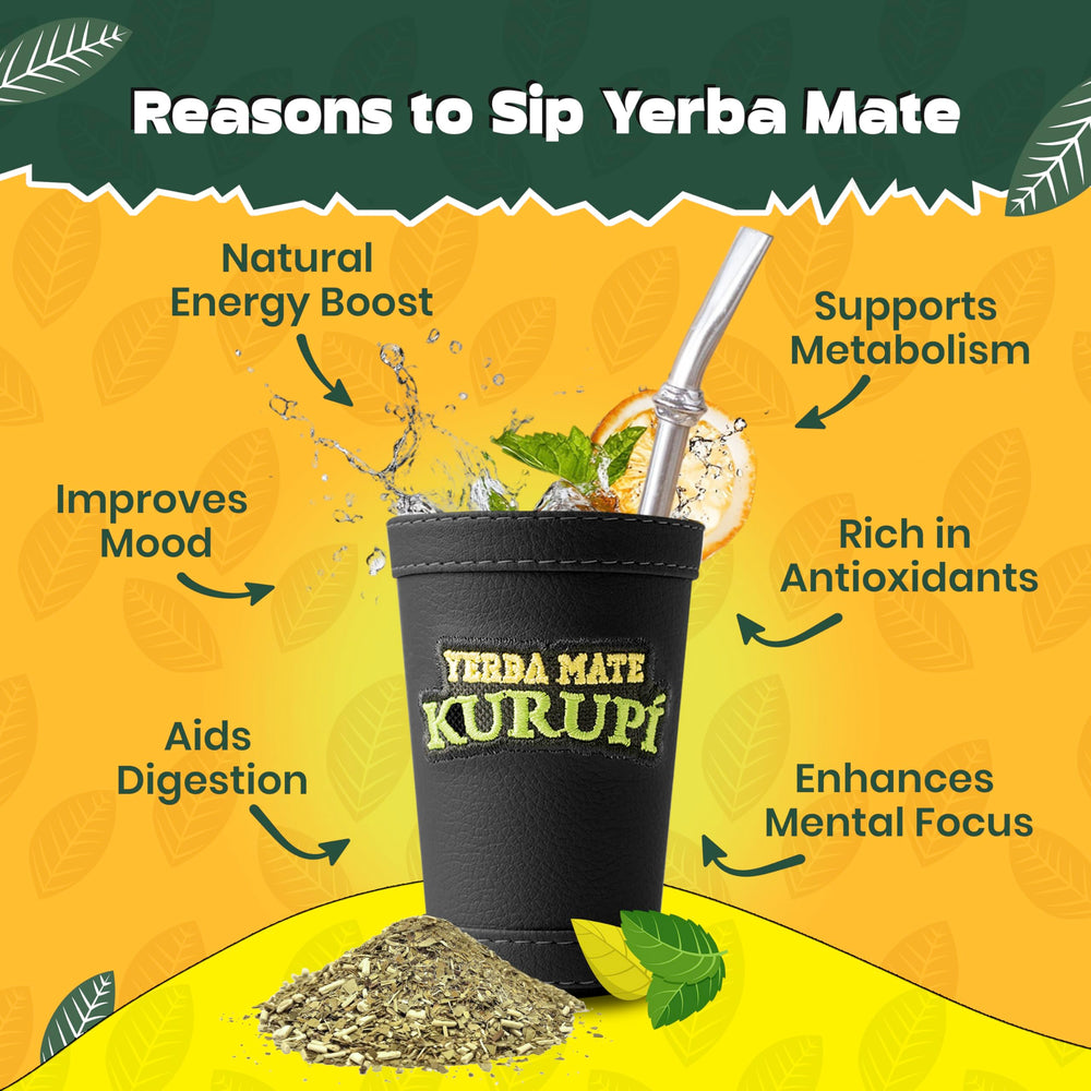 YERBA MATE KURUPI mate gourd setup illustrating traditional use