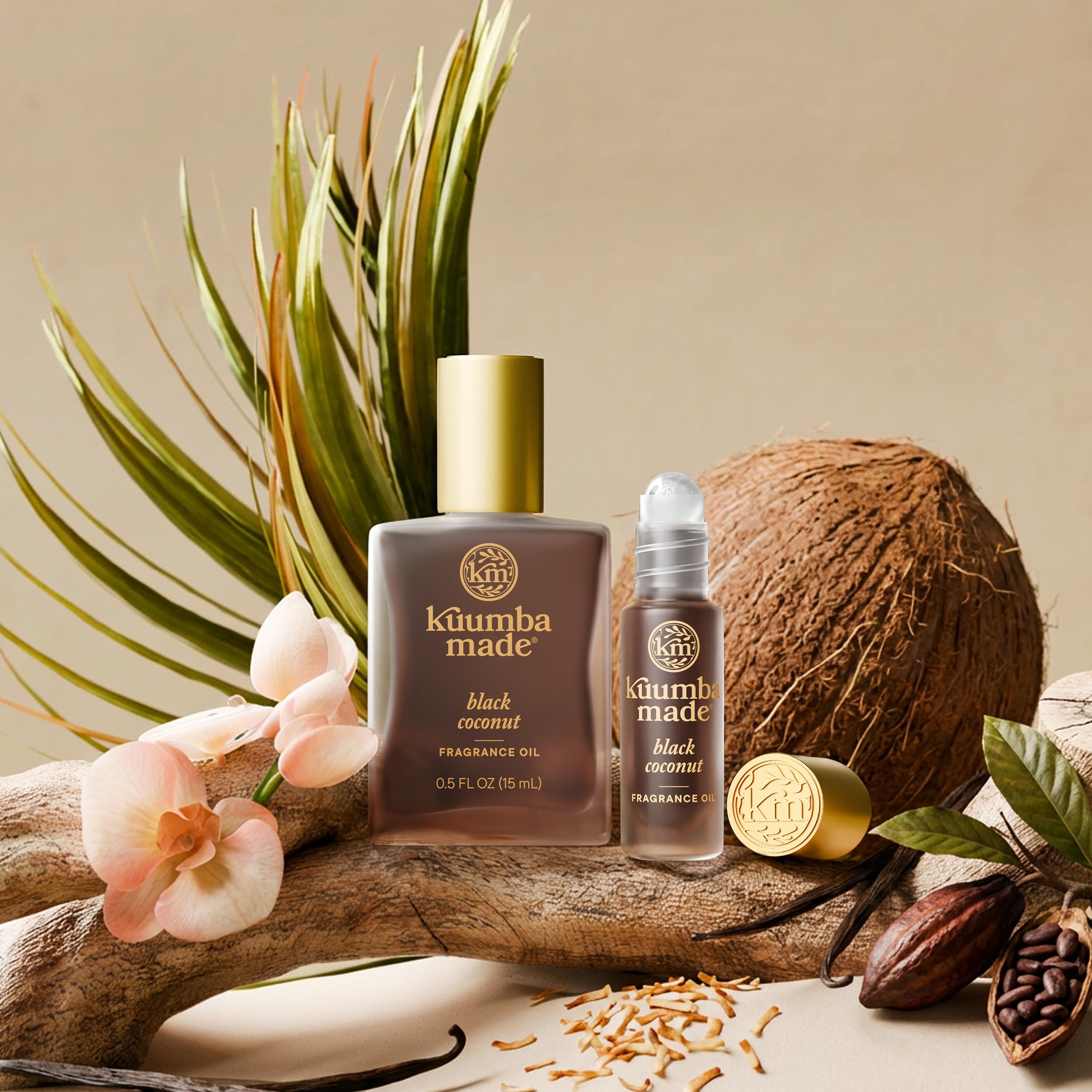Kuumba Made on bathroom vanity lifestyle shot for everyday grooming routine