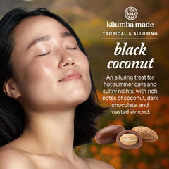 Kuumba Made oil texture close-up showing safflower base and moisturizing benefit
