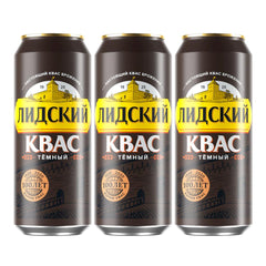 KVASS LIDSKI front packaging view showing can silhouette and authentic branding, highlights quality